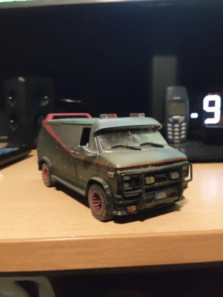 Maqueta Furgoneta El Equipo A