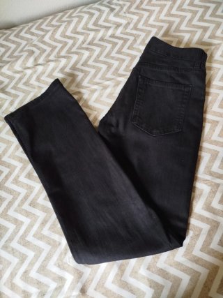 Pantalon vaquero mujer Zapata negro nuevo 40