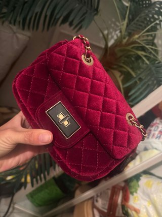 Bolso Parfois Granate Acolchado