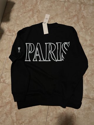 Sudadera Ami Paris Negra