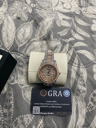Rolex Moissanita Oro Rosa