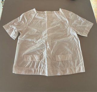 Camisa Blanca Manga Corta Zara TM