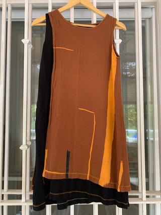 Vestido Asimétrico Multicolor
