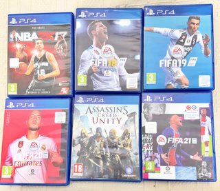 Lote 6 Videojuegos PS4 (PlayStation 4)