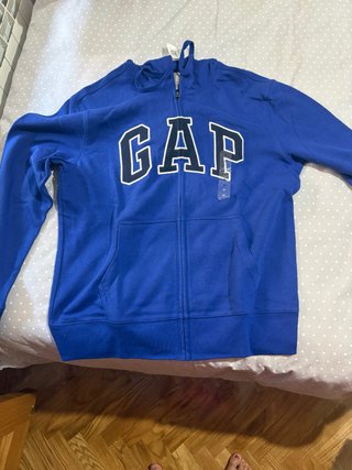Chaqueta con capucha Gap azul