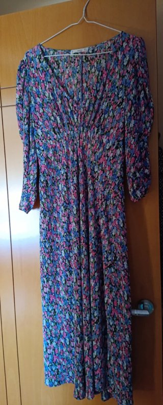 Vestido Largo Floreado Mango
