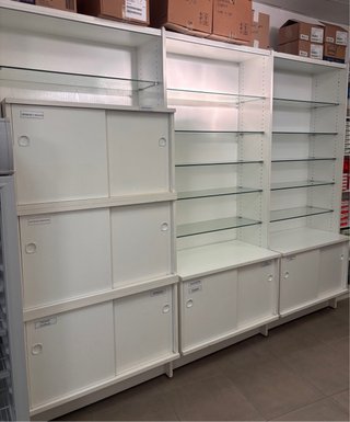 Estantería de Farmacia Modular Blanca