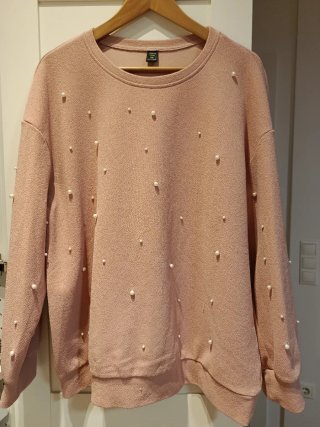 Jersey Rosa con Perlas Talla 1XL