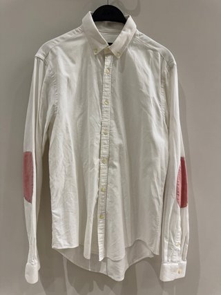 Camisa Zara Man Blanca con Parches