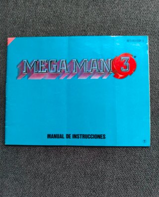 MANUAL MEGAMAN 3 (NES) ORIGINAL ESPAÑOL
