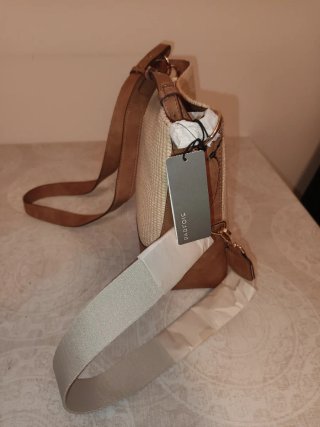 Bolso Parfois Marrón y Beige