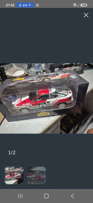 Maqueta Toyota Celica Carlos Sainz WRC 1/18