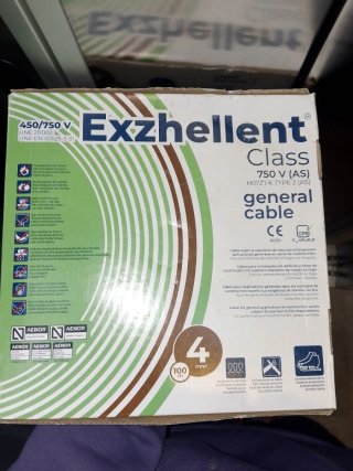 Rollo de Cable Exzhellent Class 4mm2 100m