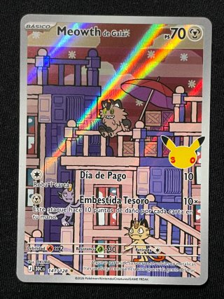 Carta Pokémon Meowth de Galar