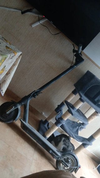 Patinete eléctrico negro