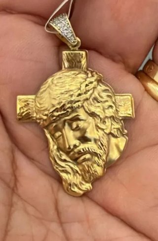 Colgante Oro 18kt Rostro Cristo