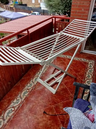 Tendedero de ropa plegable