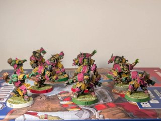 Equipo orco de Bloodbowl