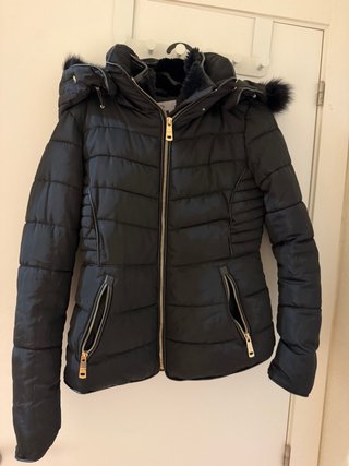 Chaqueta acolchada negra