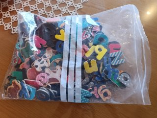 Set de Letras y Figuras Magnéticas