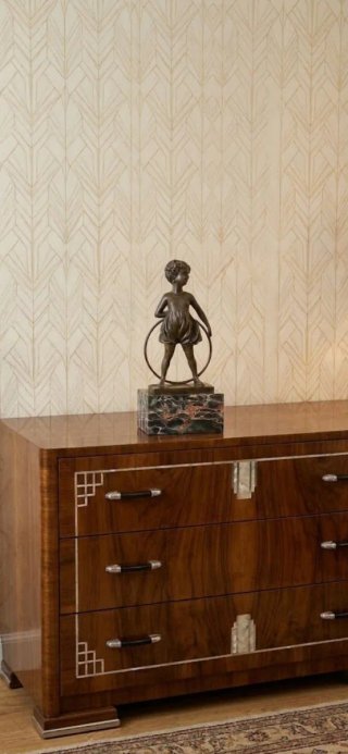 Figura de Bronce con Base de Mármol
