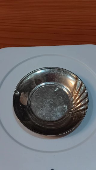Piattino in argento 800