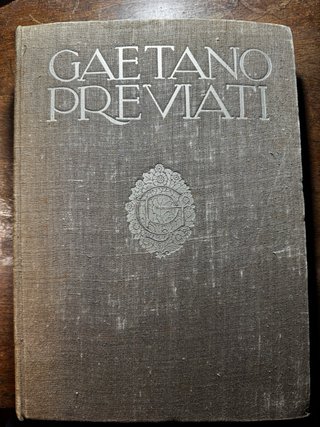 Libro antiguo 1919", Gaetano Previati