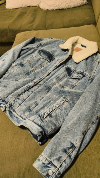 Chaqueta Vaquera con Borreguillo Pull&Bear