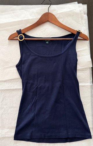 Top Lauren Ralph Lauren Azul Talla S