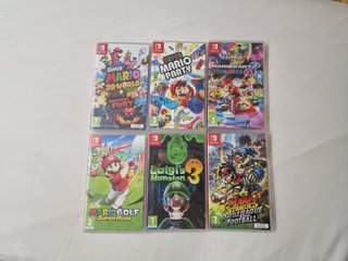 Pack 6 Juegos Super Mario Nintendo Switch