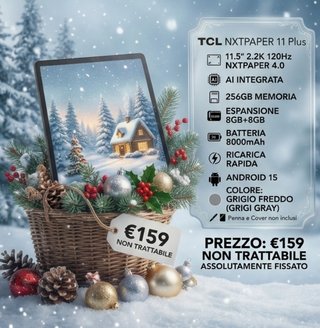 Tablet TCL NXTPAPER 11 Plus Android 15 €159 256gb