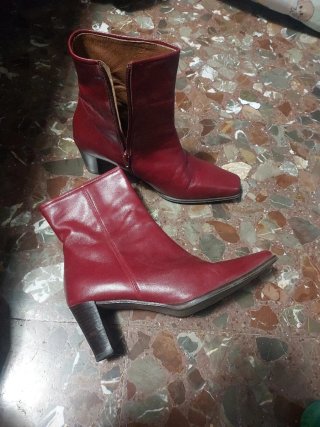 Botines Granates de Tacón
