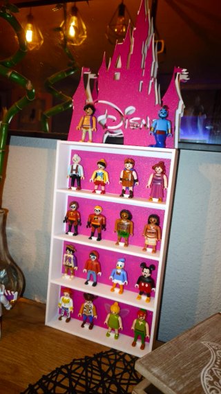 Vitrina Expositor para Figuras Disney Playmobil