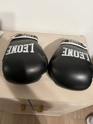 Guantes de Boxeo Leone Negros
