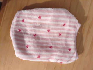 Camiseta para perro con estampado de corazones
