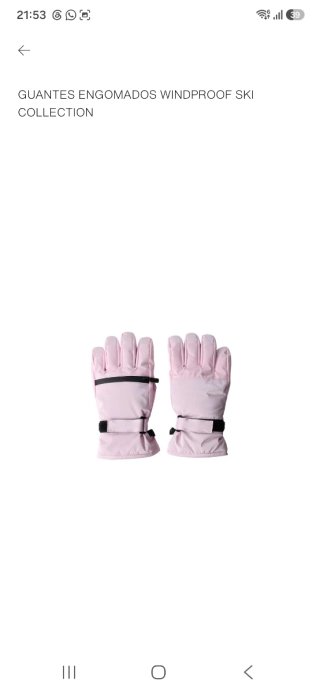 Guantes de Esquí Windproof Zara Niña 10/14 años