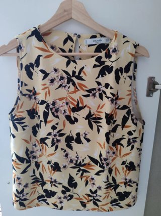 Blusa Mango Estampada