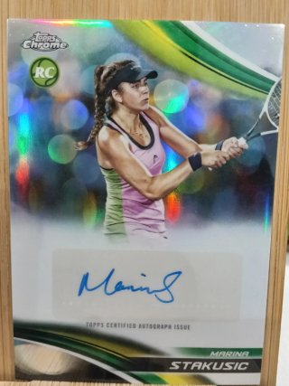 Cromo Topps Chrome Marina Stakusic Autógrafo 2025