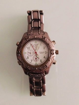 Reloj Cronógrafo Vintage de Titanio