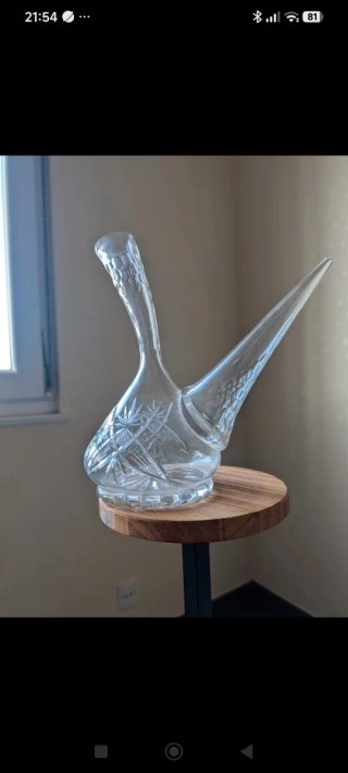 Porrón de Cristal Tallado