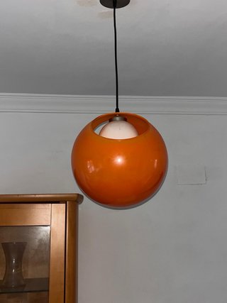Lámpara de Techo Esférica Naranja