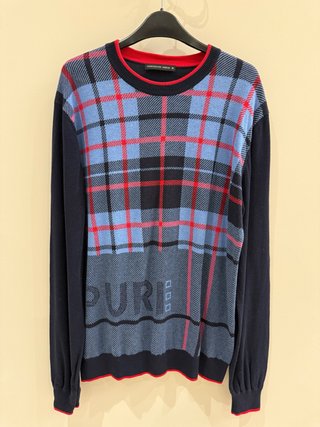 Jersey Purificación García Cuadros Azul Talla M