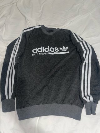 Sudadera adidas gris