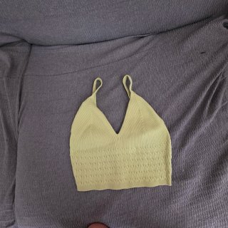 Top Verde de Punto talla M pero es como una XS