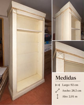 2 Librerías Madera Maciza 201 cm 1=105€ 2=150€