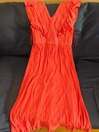 Vestido Coral Talla 40