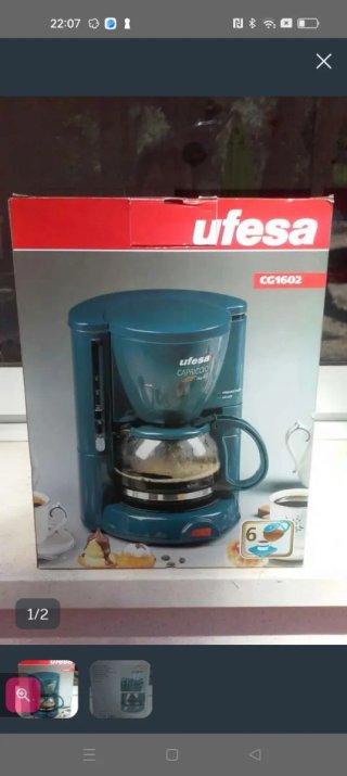 Cafetera Ufesa Capriccio CG1602