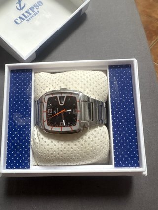 Reloj Calypso Plateado y Negro