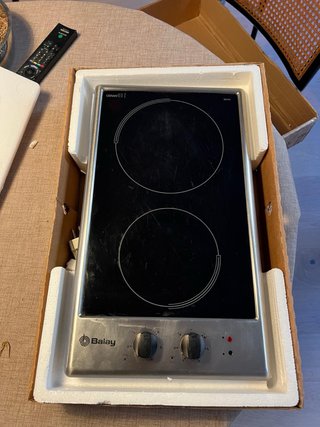Vitrocerámica Balay de 2 fuegos