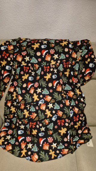 Vestido Navideño Estampado